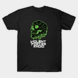 Violent Forces Radio Toxic Melting Skull T-Shirt